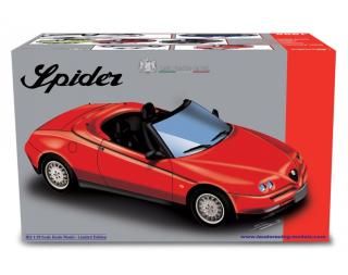 Alfa Romeo Spider 2.0 T.Spark 16V 1995 GRIGIO CHIARO MET. Laudoracing 1:18 Resinemodell (Türen, Motorhaube... nicht zu öffnen!)